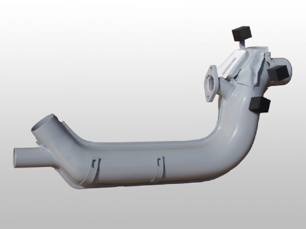 Heat exchanger standard left Type-1 engine 1.1963 and later (except 30hp and AJ injection) VEWIB 043 255 107 H